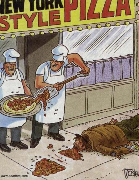 le bourage de pizza
